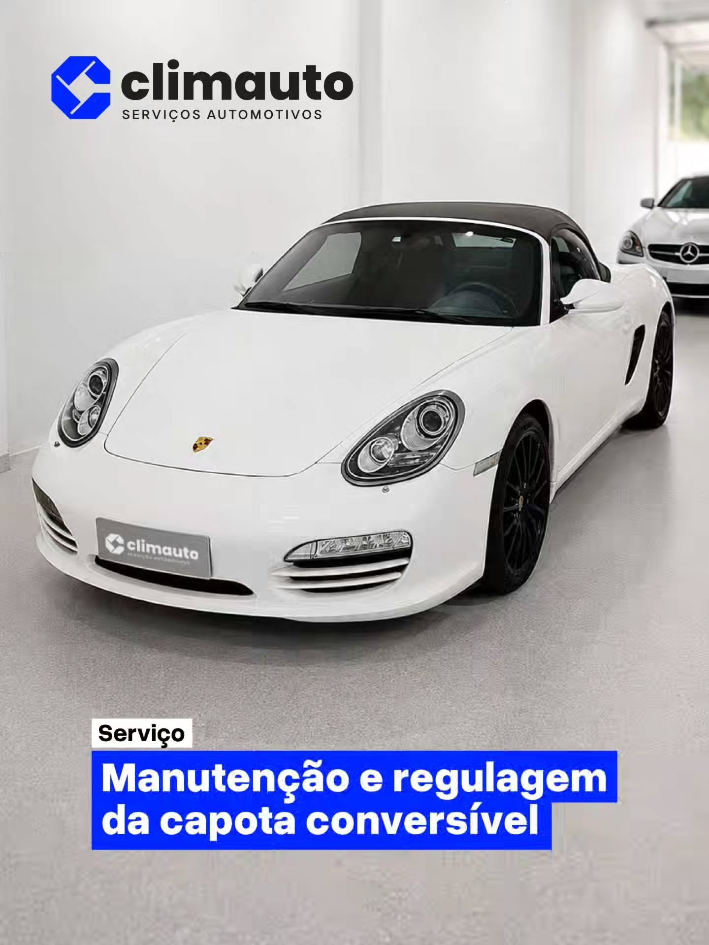 Manutenção e regulagem da capota conversível